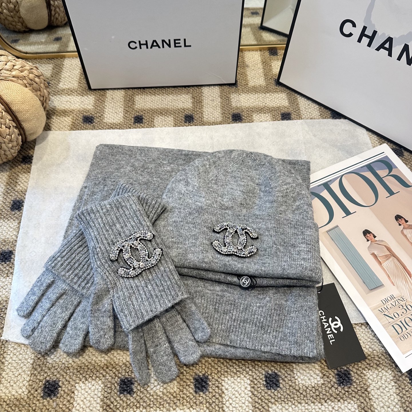i1761300938550_4022_0_0 Chanel Hat Set - Image 1