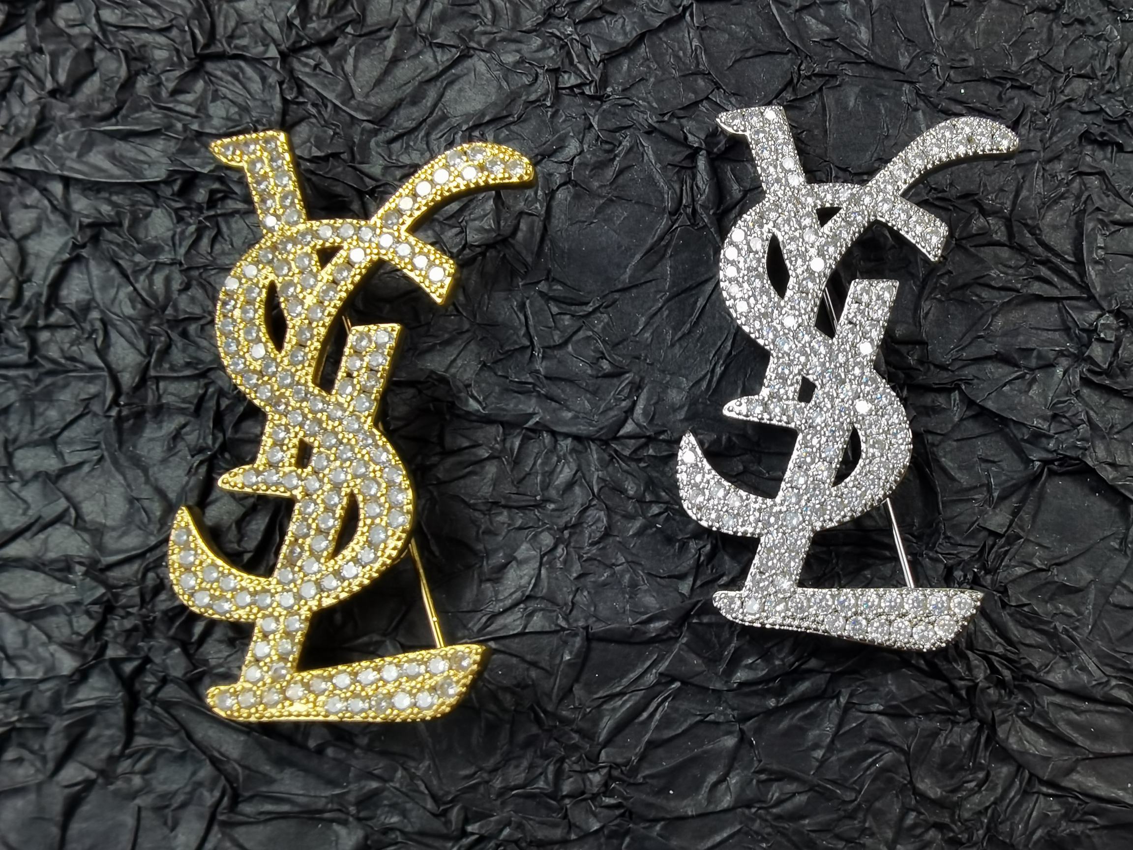 wsxc1767639881588_1 Saint Laurent brooch - Image 1