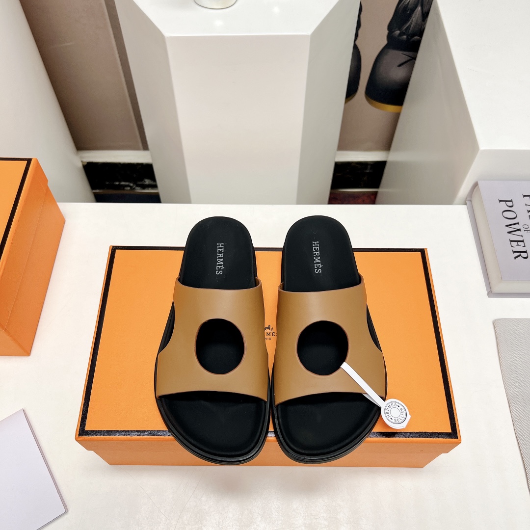 wsxc1774990321102_0 Hermes Fashion Slippers - Image 1