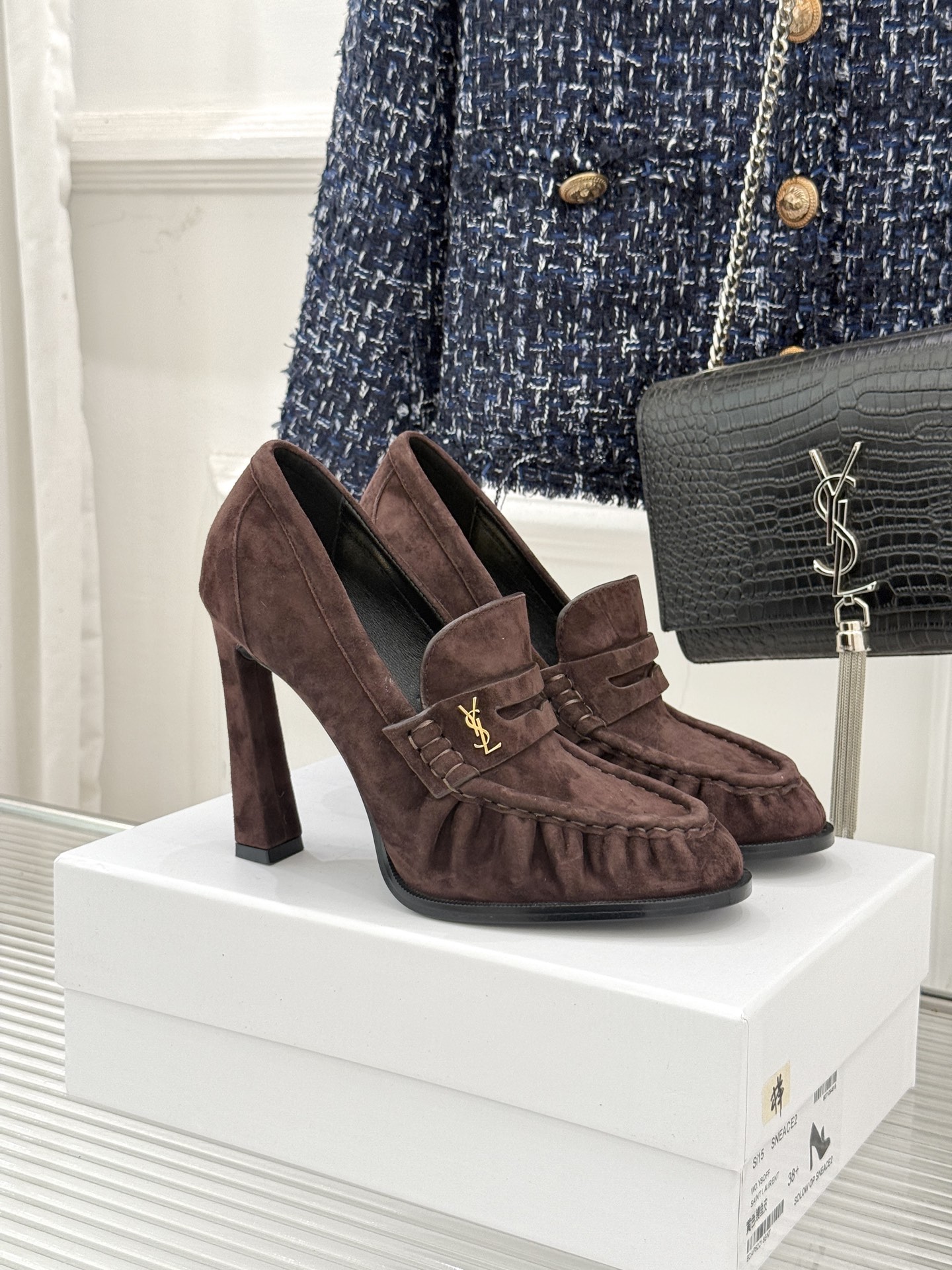 wsxc1777563623116_0 Saint Laurent Fashion Shoes - Image 1