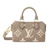 Louis Vuitton Nano Speedy Bicolor Monogram Empreinte
