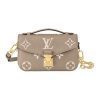 Louis Vuitton Pochette Métis East‑West Bicolor Monogram Empreinte