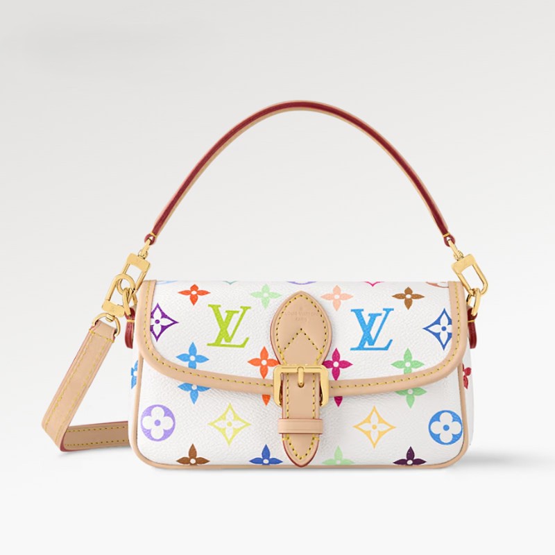 O1CN01yd90zn276BMKbrf1X_!!2206906647747 Louis Vuitton x Takashi Murakami Nano Diane Multicolor Monogram Canvas - Image 1
